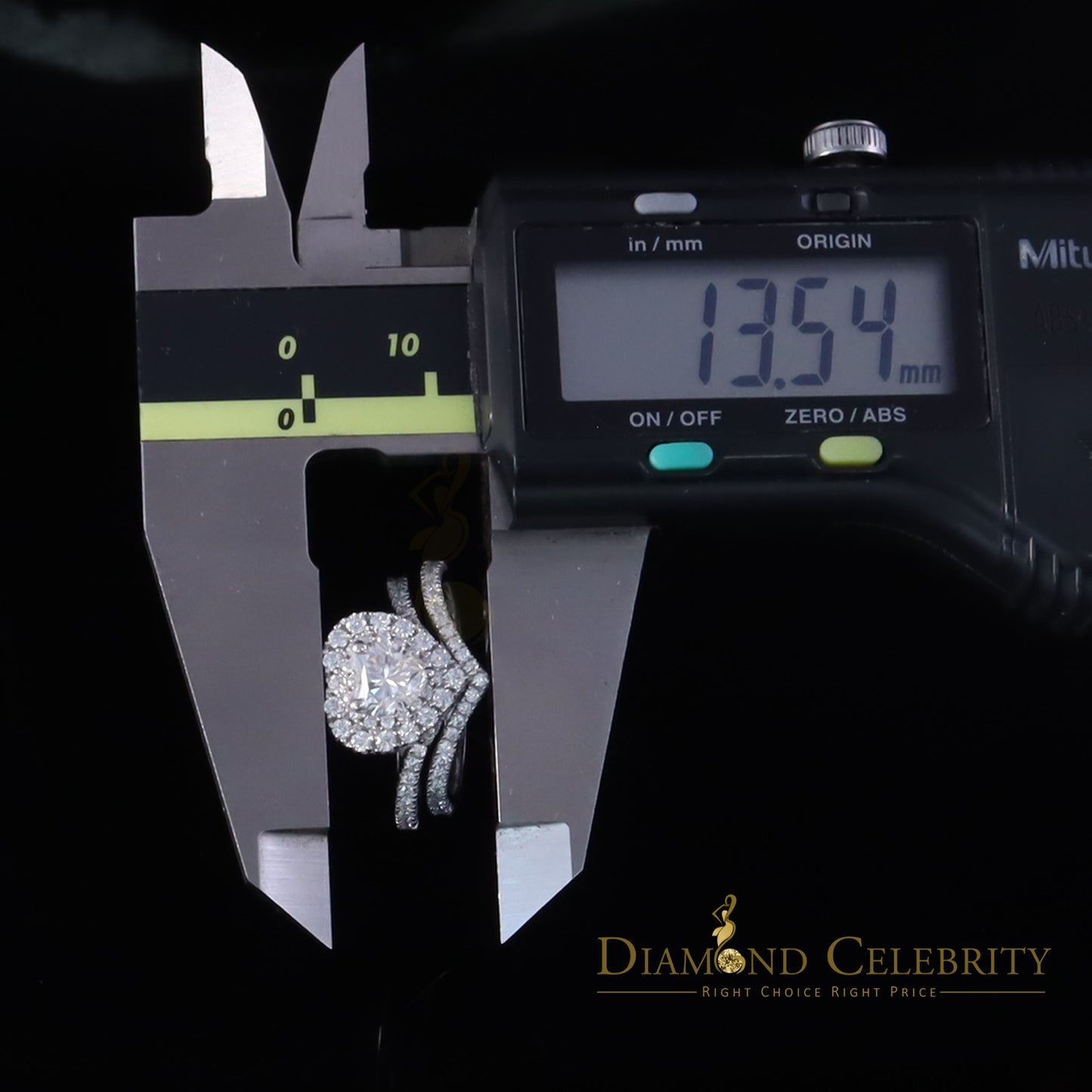 DiamondCelebritees Heart Shape 1.66ct VVS D clr Moissanite Women Silver White Bridal Ring Size 7
