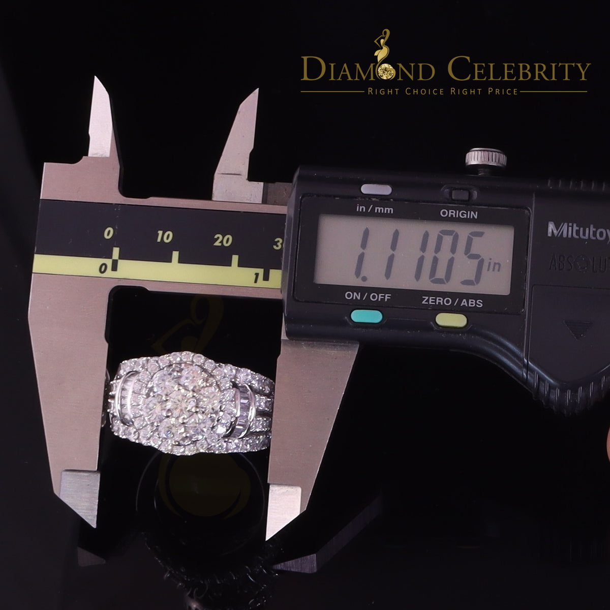 DiamondCelebritees 13.93ct Round Cubic Zirconia White Sterling Silver Wedding Womens Ring SIZE 9