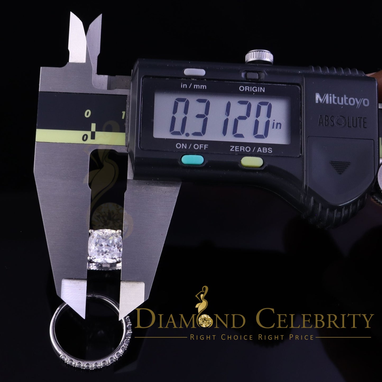 DiamondCelebritees 6.13 ct White Cubic Zirconia 925 Sterling Silver Bridal Fashion Womens Ring SZ 7