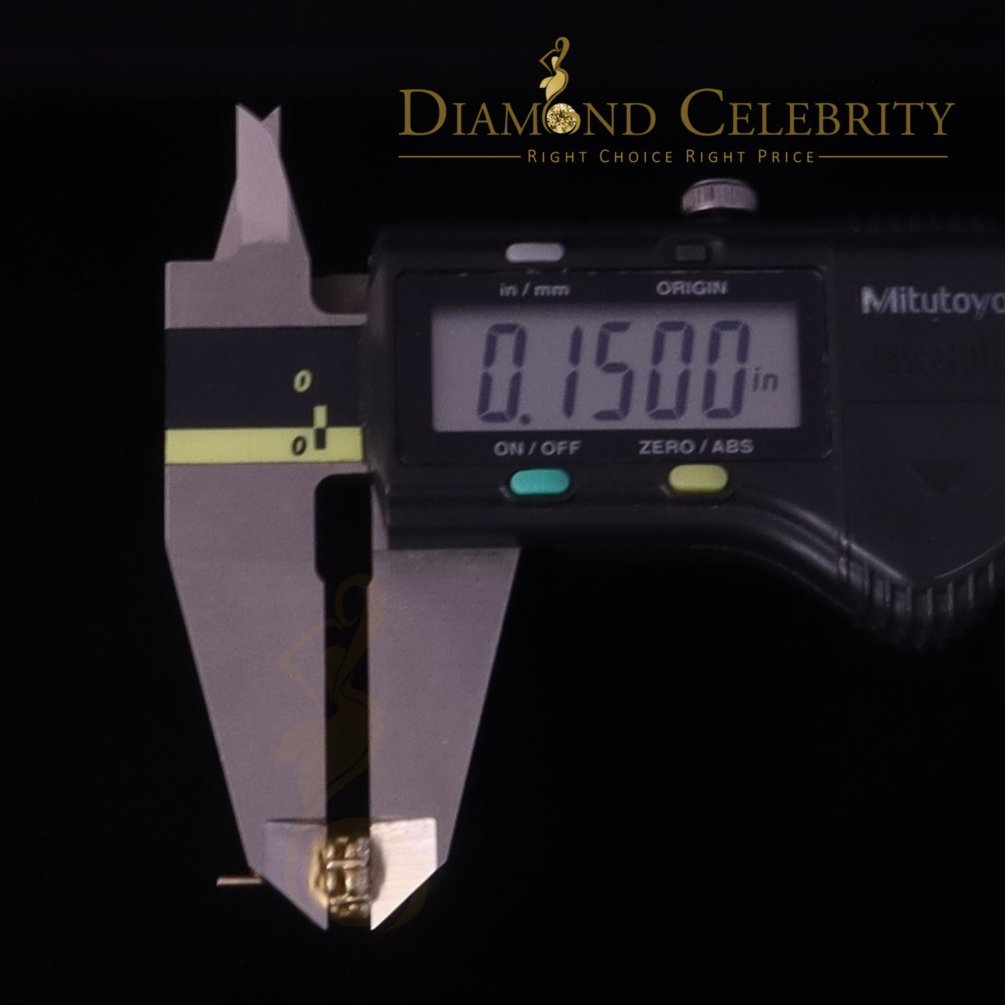 DiamondCelebritees 925 Silver Yellow 1.00ct VVS 'D' Moissanite Floral Stud Earrings Men's/Womens