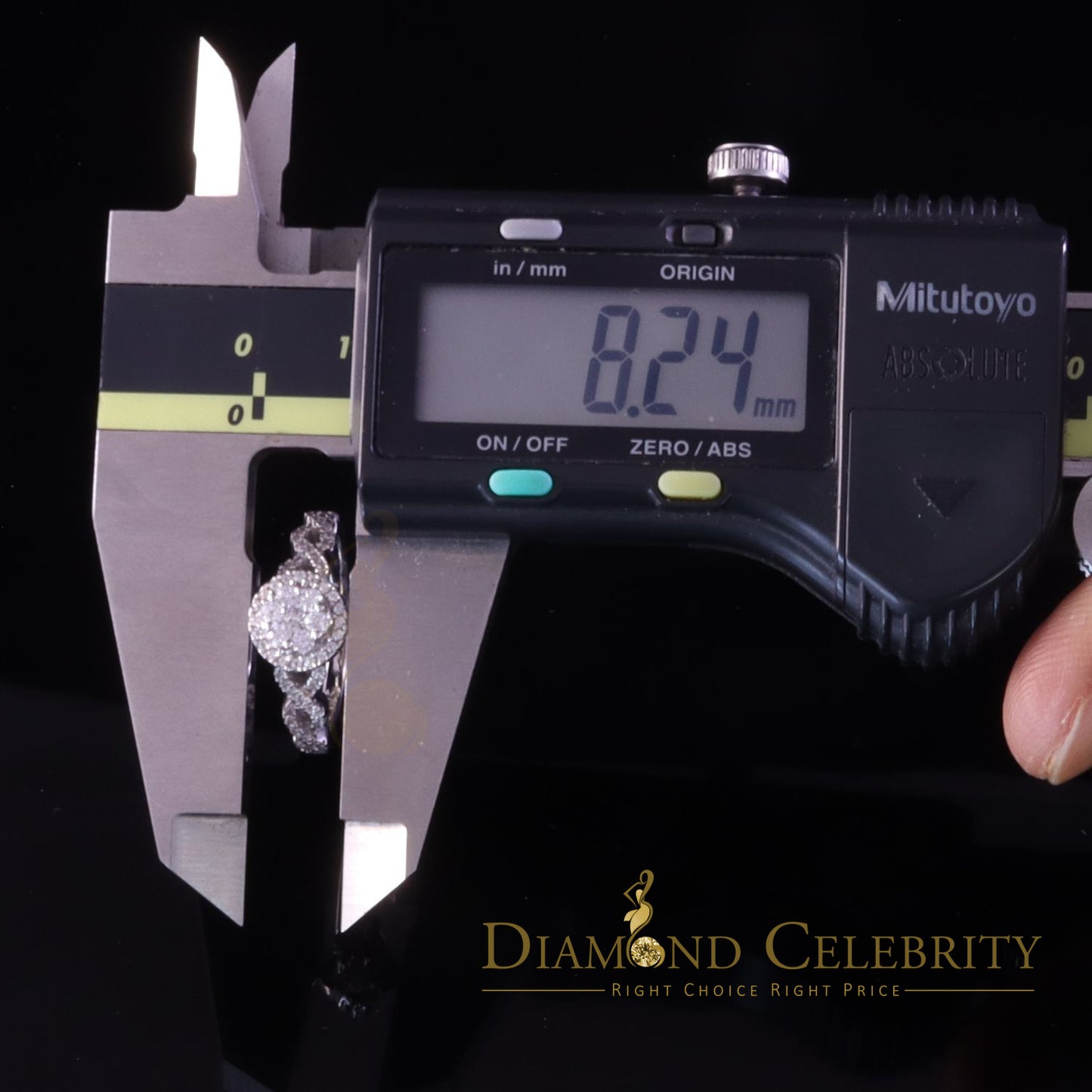 DiamondCelebritees 1.50ct Cubic Zirconia White 925 Sterling Silver Women's Engagement Rings Size 7