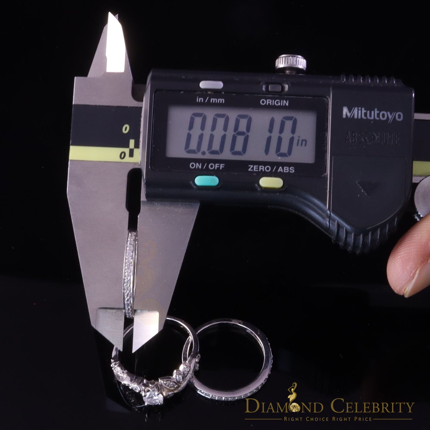 DiamondCelebritees 2.0ct Cubic Zirconia White 925 Sterling Silver Women 3PC Wedding Ring Size 7