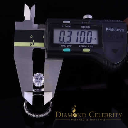 DiamondCelebritees White 5.50ct Cubic Zirconia 925 Sterling Silver Bridal Style Women's Ring SZ 7