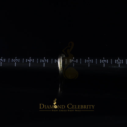 DiamondCelebritees 1.00ct Cubic Zirconia Yellow Sterling 925 Silver Women Engagement Rings Size 6