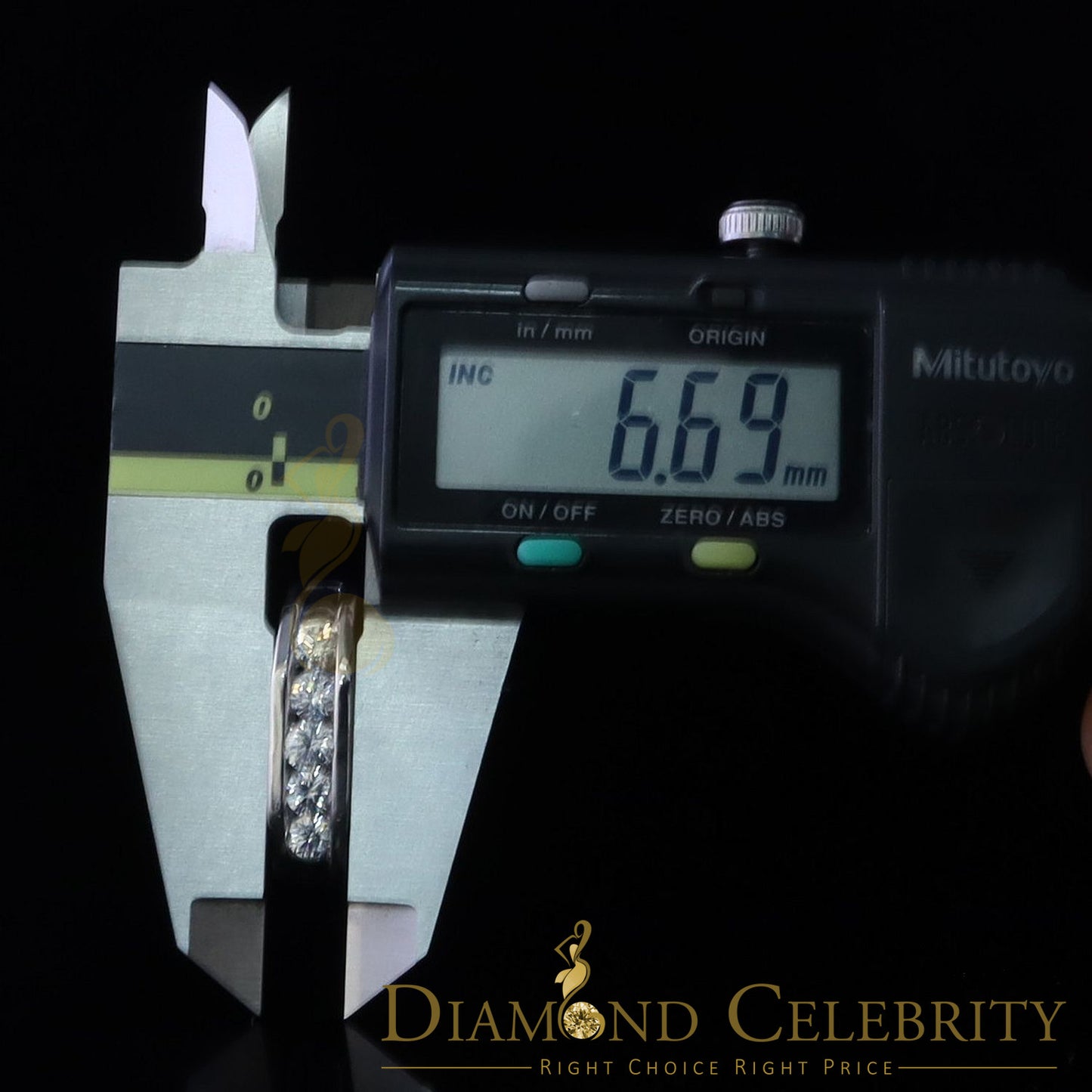 DiamondCelebritees  Sterling Silver 925 White 1.0ct Cubic Zirconia Men's Ring Size 11
