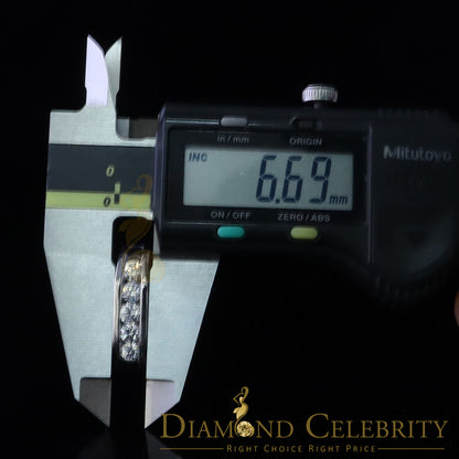 DiamondCelebritees  Sterling Silver 925 White 1.0ct Cubic Zirconia Men's Ring Size 11