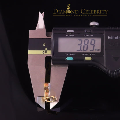 DiamondCelebritees 0.50ct Cubic Zirconia Yellow Silver CAPRICORN JANUARY Month Pendant Men & Women