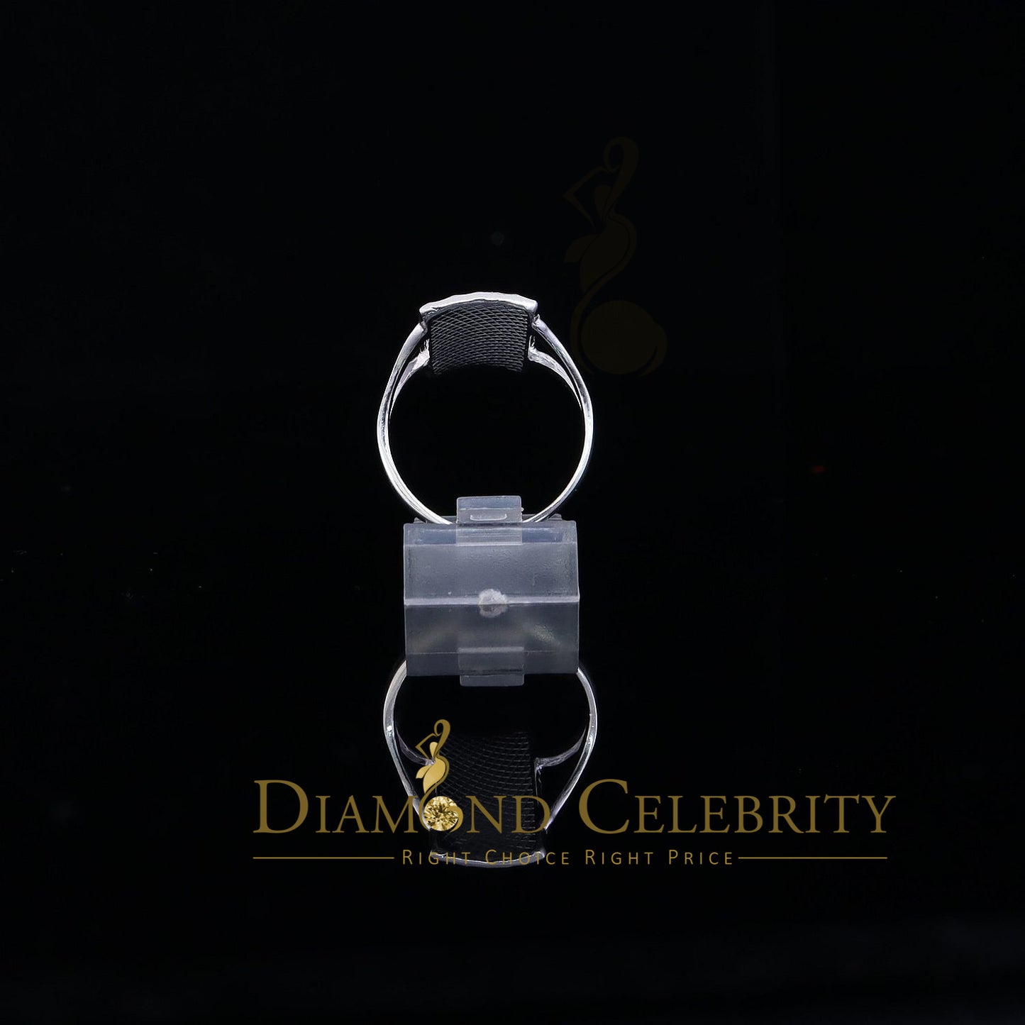 DiamondCelebritees Catholic White 925 Sterling Silver St Jude Fancy Women's Religious Ring SZ 9.5
