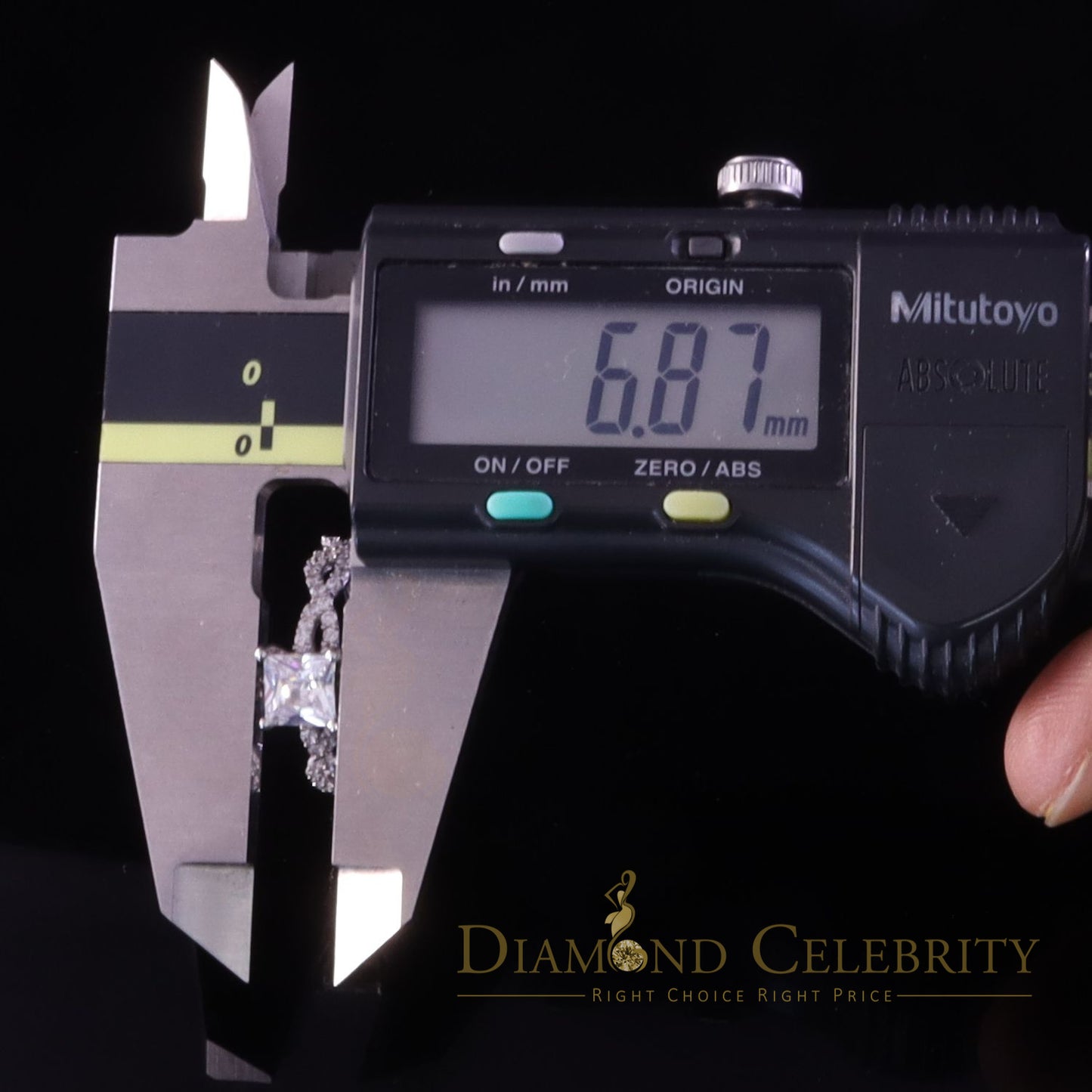 DiamondCelebritees 1.66 ct Cubic Zirconia White 925 Sterling Silver Womens Engagement Ring Size 7