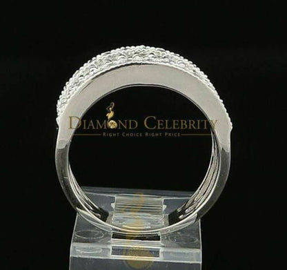 DiamondCelebritees White Cubic Zirconia 2.20ct Hip Hop Rapper Engagement Ring For Ledies Size 8