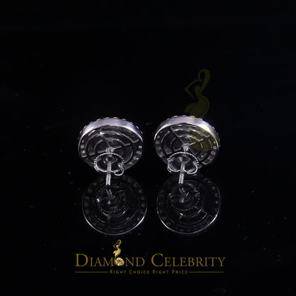 Diamondcelebritees 2.50ct VVS D Moissanite Diamond Cut Stud Earring Women & Men White 925 Silver