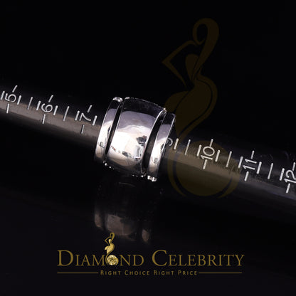 DiamondCelebritees 925 White Silver Square 22.41ct Cubic Zirconia Halo Trio Wedding Ring Size 9
