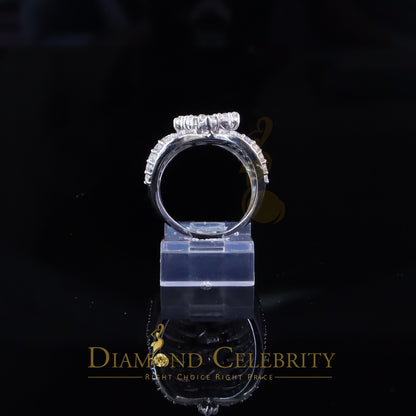 DiamondCelebritees 925 Silver White 7.00 ct Cubic Zirconia Water Fall Fashion Womens Ring Size 5.5