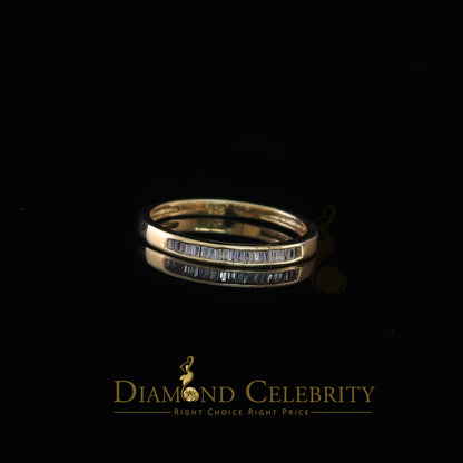 DiamondCelebritees 4.00ct 925 Sterling Yellow Silver Round Cubic Zirconia Women's/Men's Ring Size 9