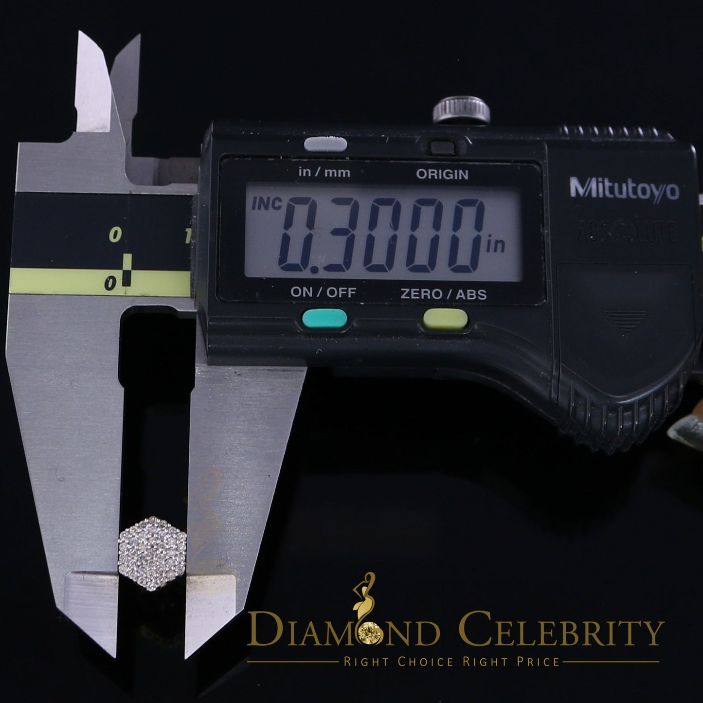 DiamondCelebritees Real Diamond 0.50CT 10K Real Yellow Gold Men's/Women's Stud Round Earring