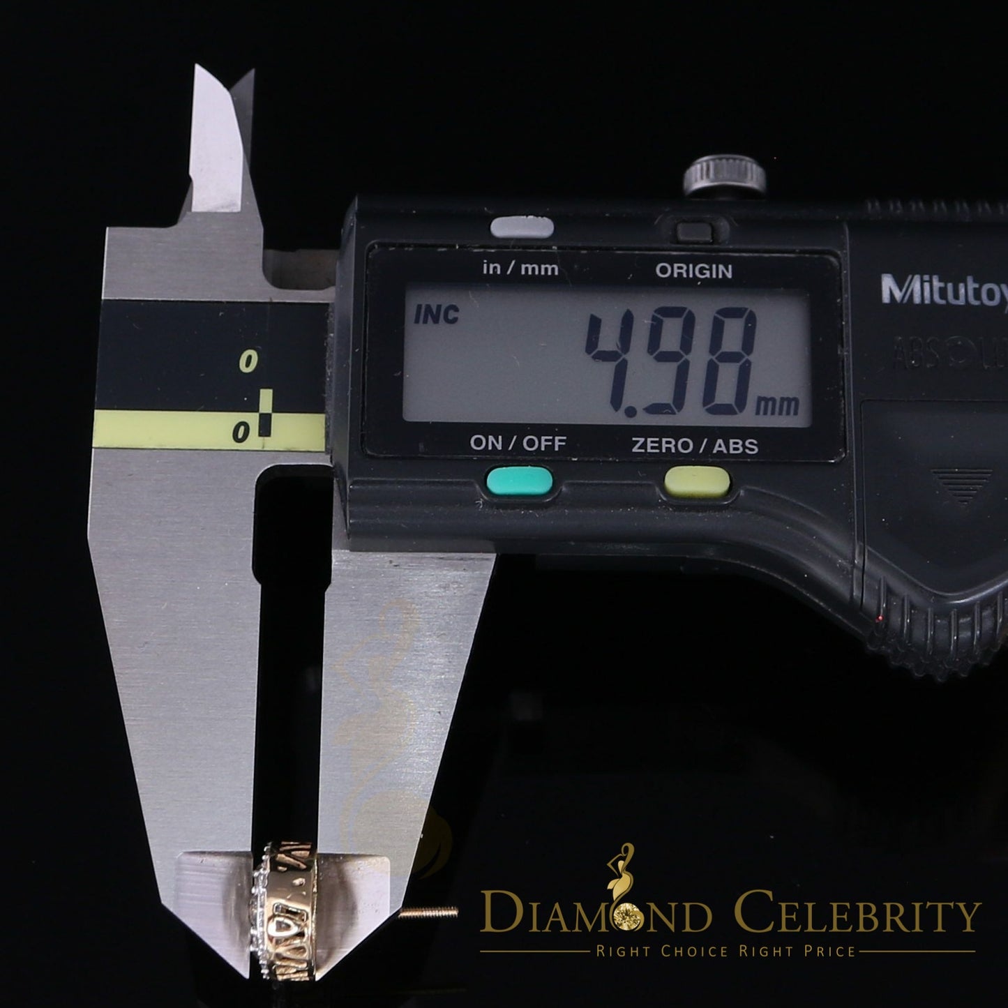 DiamondCelebritees Real Diamond 1.25CT 10K Real Yellow Gold Men's/Women's Stud Round Earring