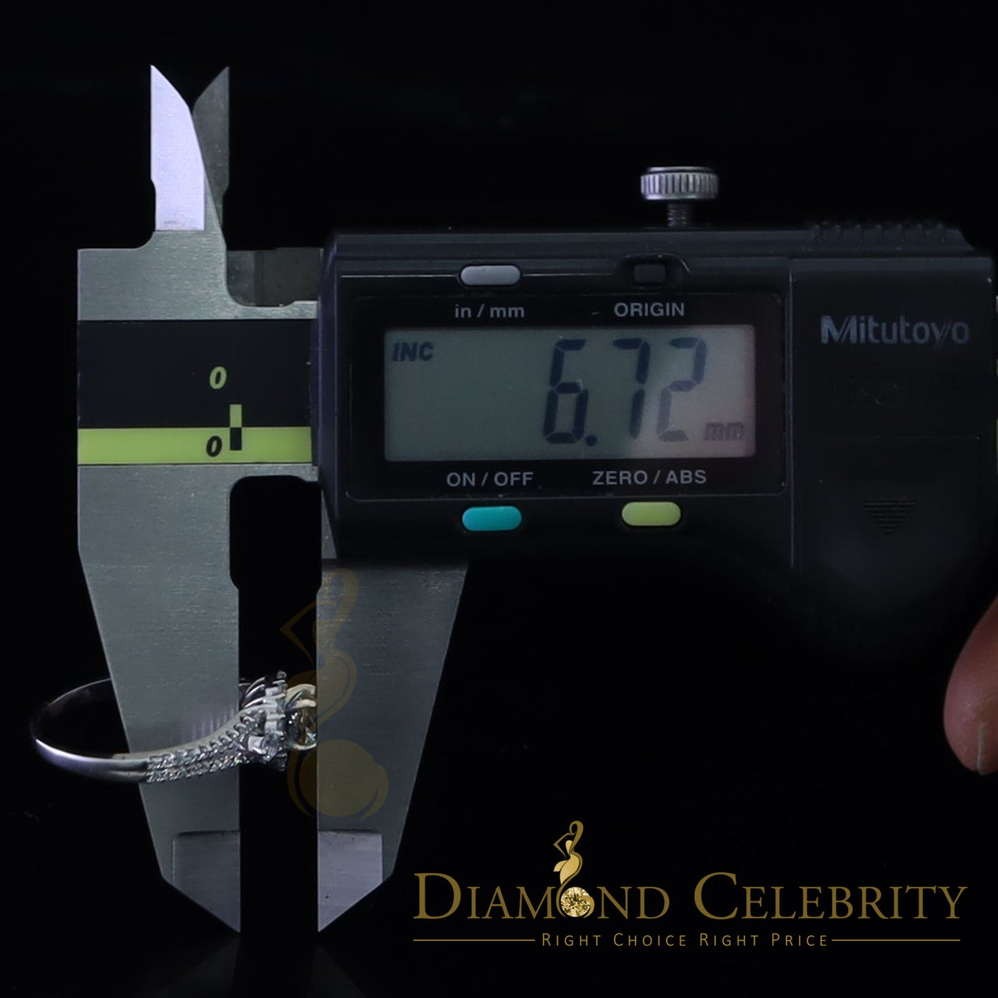 DiamondCelebritees 2.50ct Sterling Silver White Cubic Zirconia Flower Wedding Women's Ring Size 7