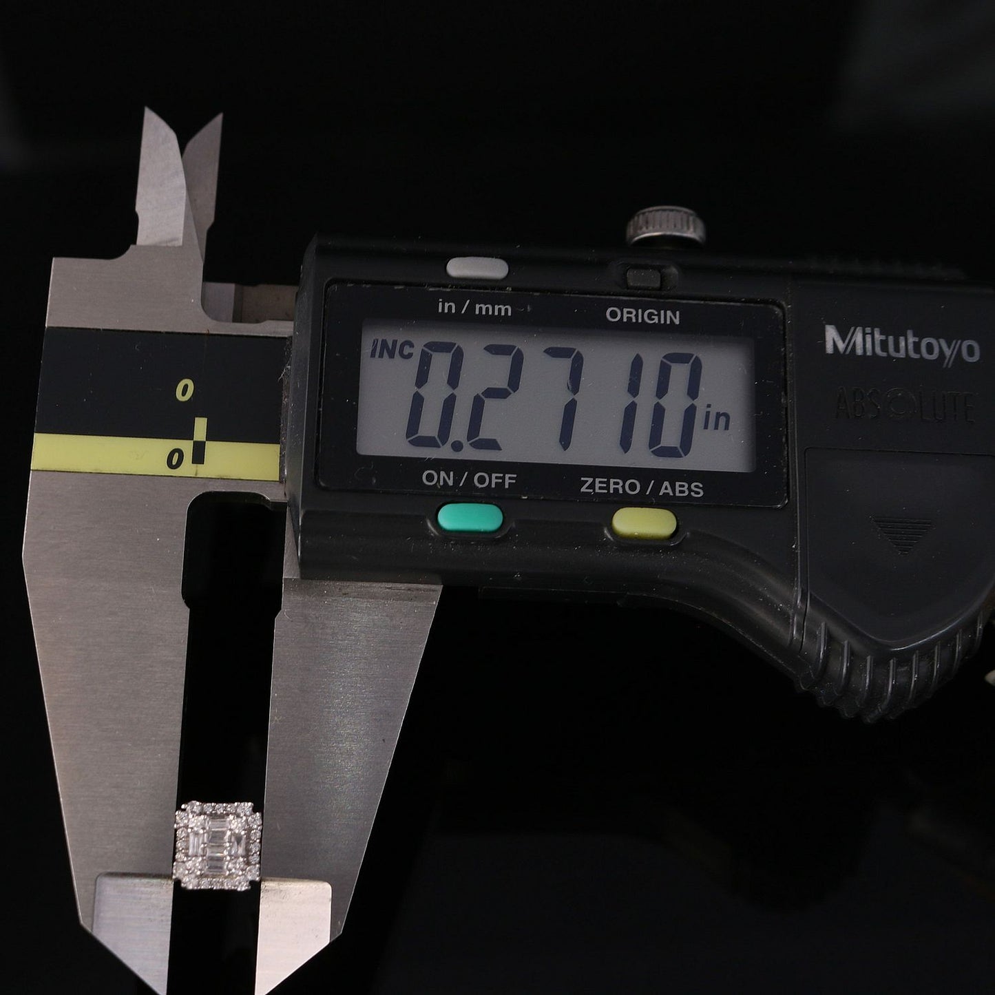 DiamondCelebritees  Hip Hop 925 White Sterling Silver 1.26ct Cubic Zirconia Women's Square Earrings