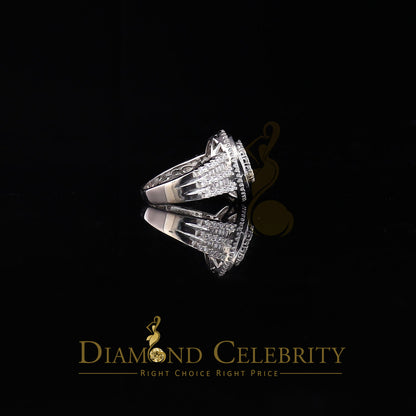 DiamondCelebritees 925 Sterling silver White Cubic Zirconia 5.0ct Oval Womens Engagement Ring SZ 8