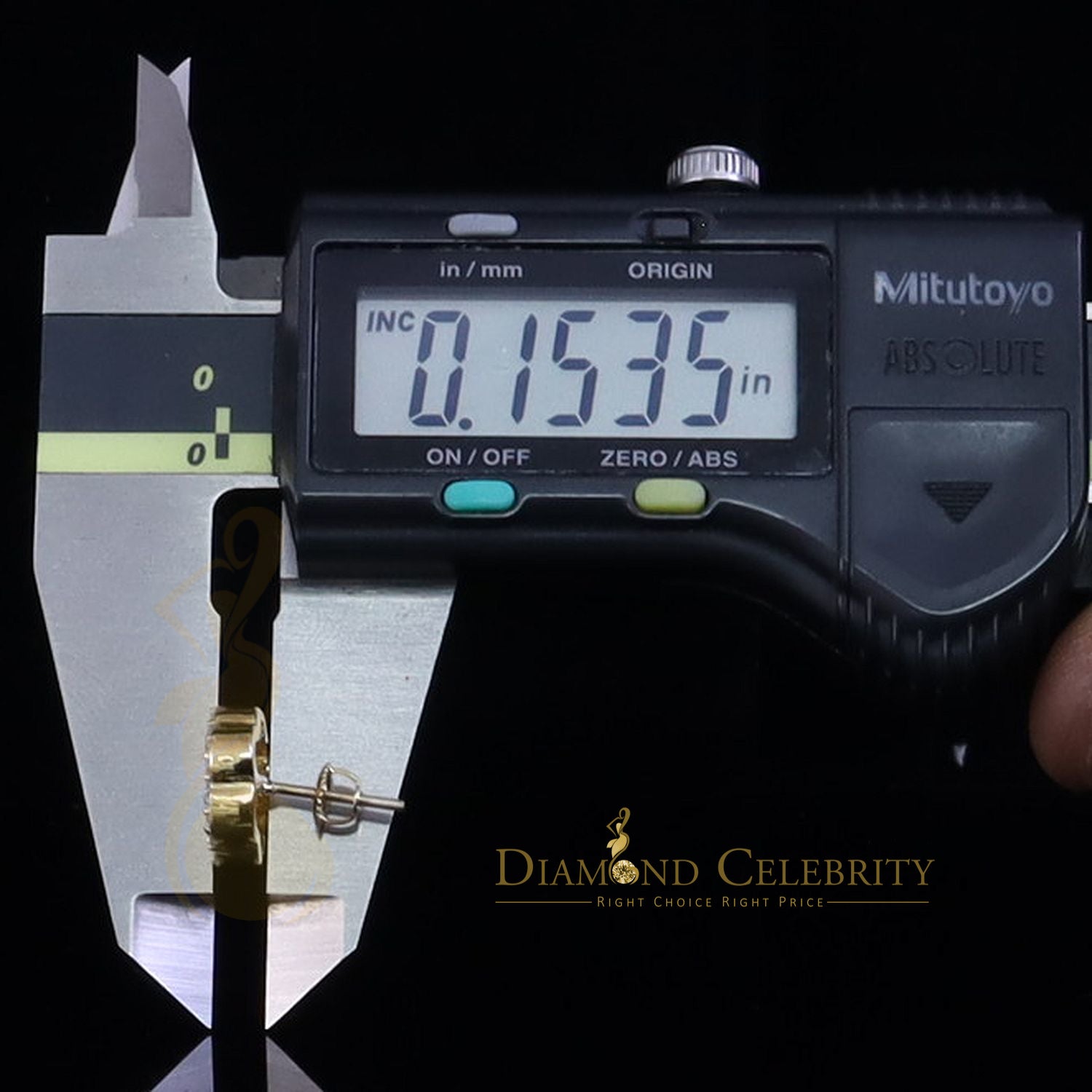 DiamondCelebritees Mens/Women's 925 Silver Yellow 1.50ct VVS D Pink Moissanite Floral Stud Earrings