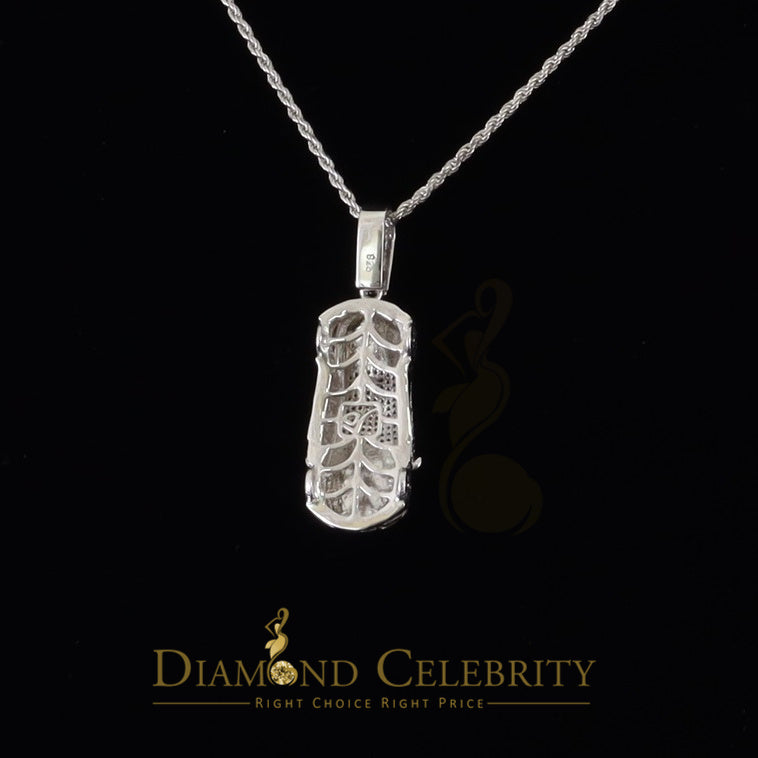 DiamondCelebritees Real 0.33ct Diamond 925 Sterling Silver Sport CAR Charm Necklace Pendant White