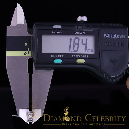 DiamondCelebritees  Women's 0.17ct Cubic Zirconia Butterfly Stud Earrings White 925 Sterling Silver