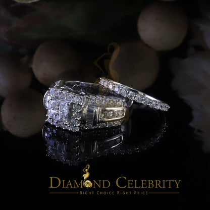 DiamondCelebritees 925 Sterling White 5.00ct Cubic Zirconia Silver Wedding Fashion Womens Ring SZ 7