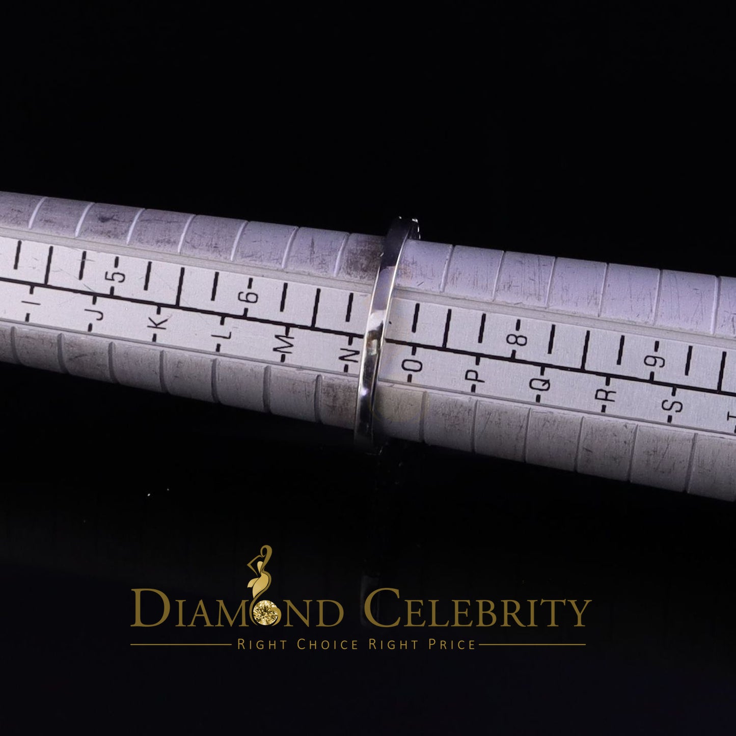 DiamondCelebritees 4.50ct Cubic Zirconia 925 White Silver Round Engagement Women's Ring Size 7