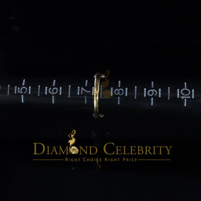 DiamondCelebritees 925Sterling Yellow Silver Floral-Shaped Cubic Zirconia 3.50ct Womens Ring SZ 7.5