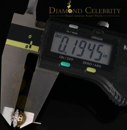 DiamondCelebritees  925 Yellow Sterling Silver 1.86ct Cubic Zirconia Round Women's Stud Earrings