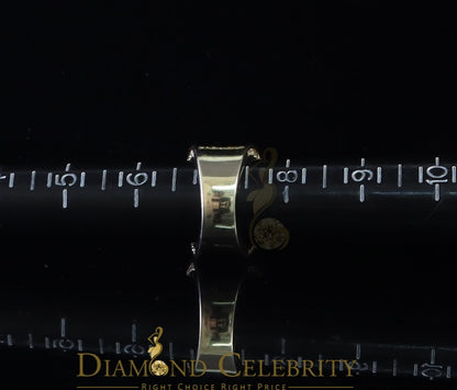 DiamondCelebritees 925 Sterling Yellow Silver Square Shape Cubic Zirconia 9.50ct Womens Ring Size7