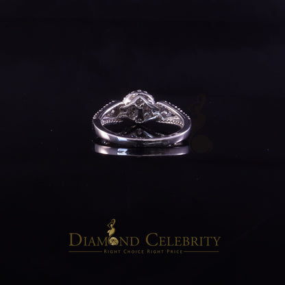 DiamondCelebritees 1.59ct Cubic Zirconia White 925 Sterling Silver Women Engagement Rings Size 7
