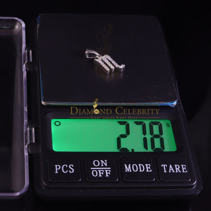 DiamondCelebritees 0.55ct Cubic Zirconia White Silver SCORPION NOVEMBER Month Pendant Men & Women