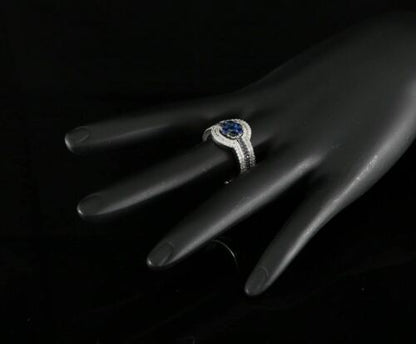 DiamondCelebritees 925 Sterling White Silver 2.50ct Floral Shape Cubic Zirconia Womens Ring SZ 6.5