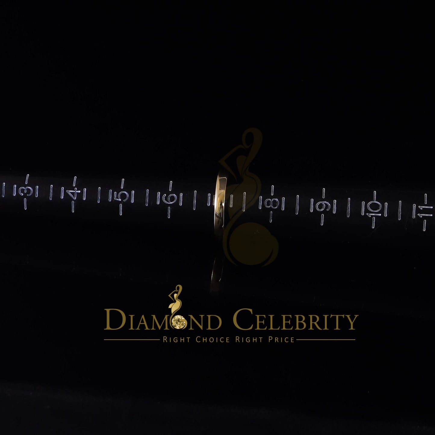 King Of Blings  10K Yellow Gold 2.00CT VVS'FL' D clr Round Solitaire Moissonite Womens Ring S/7