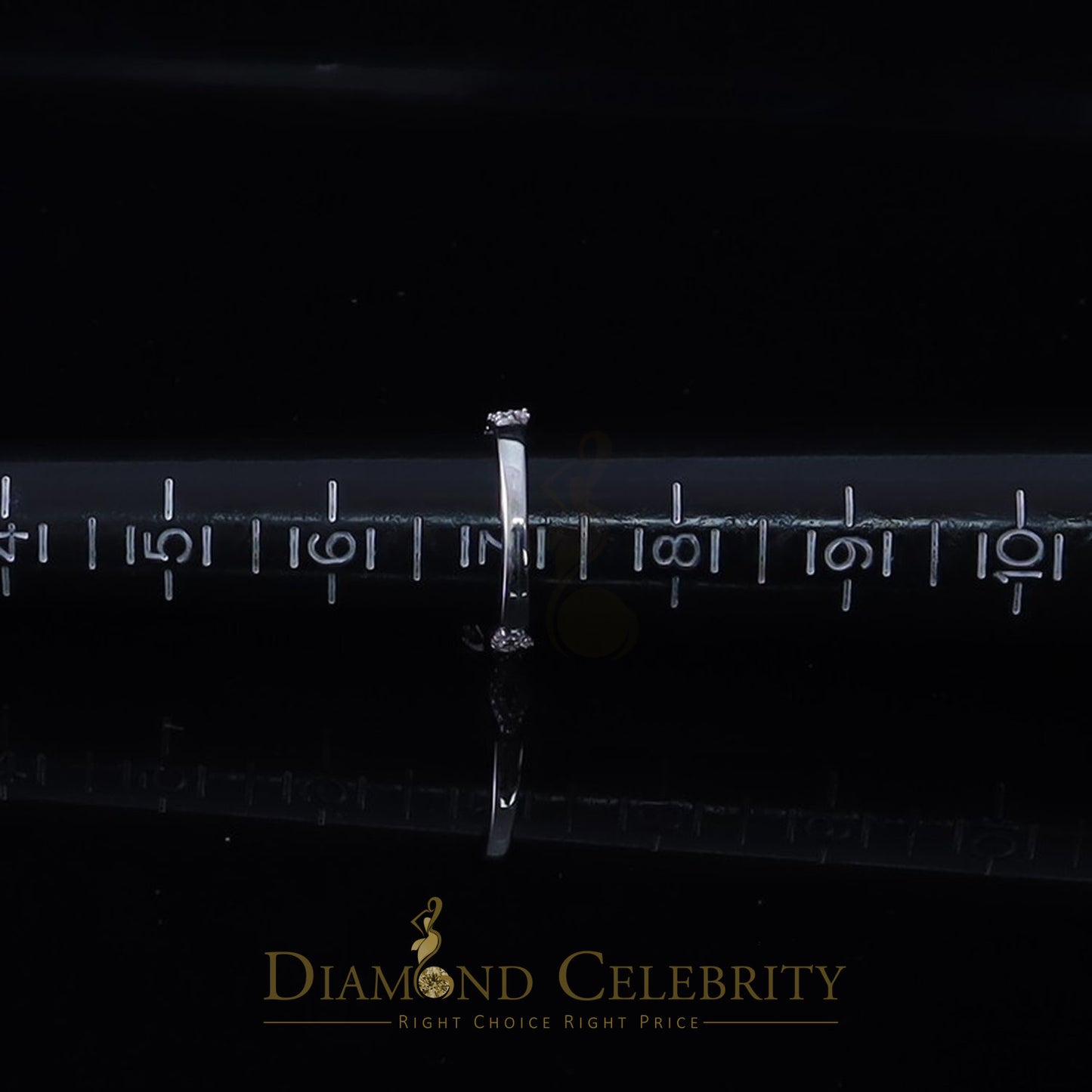 DiamondCelebritees 1.66 ct Cubic Zirconia White 925 Sterling Silver Womens Engagement Ring Size 7