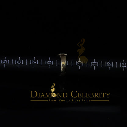 DiamondCelebritees 925 Yellow Sterling Silver 2.34ct Cubic Zirconia Promise Flower Ring Size 9