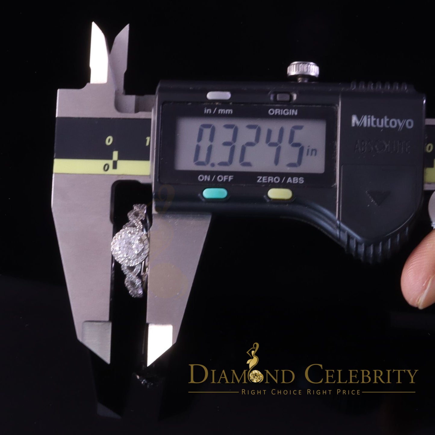 DiamondCelebritees 1.50ct Cubic Zirconia White 925 Sterling Silver Women's Engagement Rings Size 7