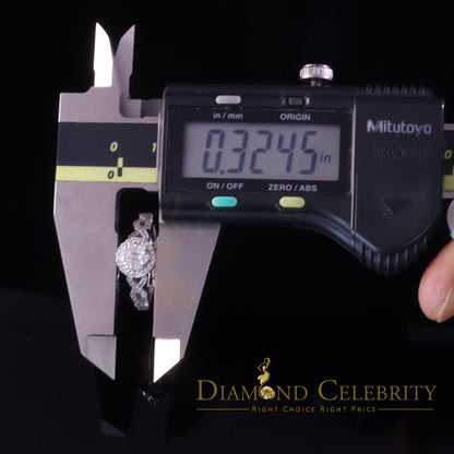 DiamondCelebritees 1.50ct Cubic Zirconia White 925 Sterling Silver Women's Engagement Rings Size 7