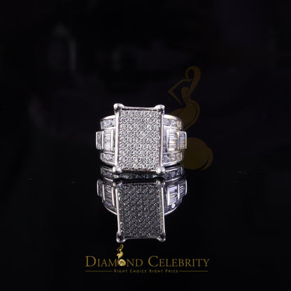 DiamondCelebritees 5.82ct Cubic Zirconia Cinderella 925 Silver White Engagement Women's Ring size 7