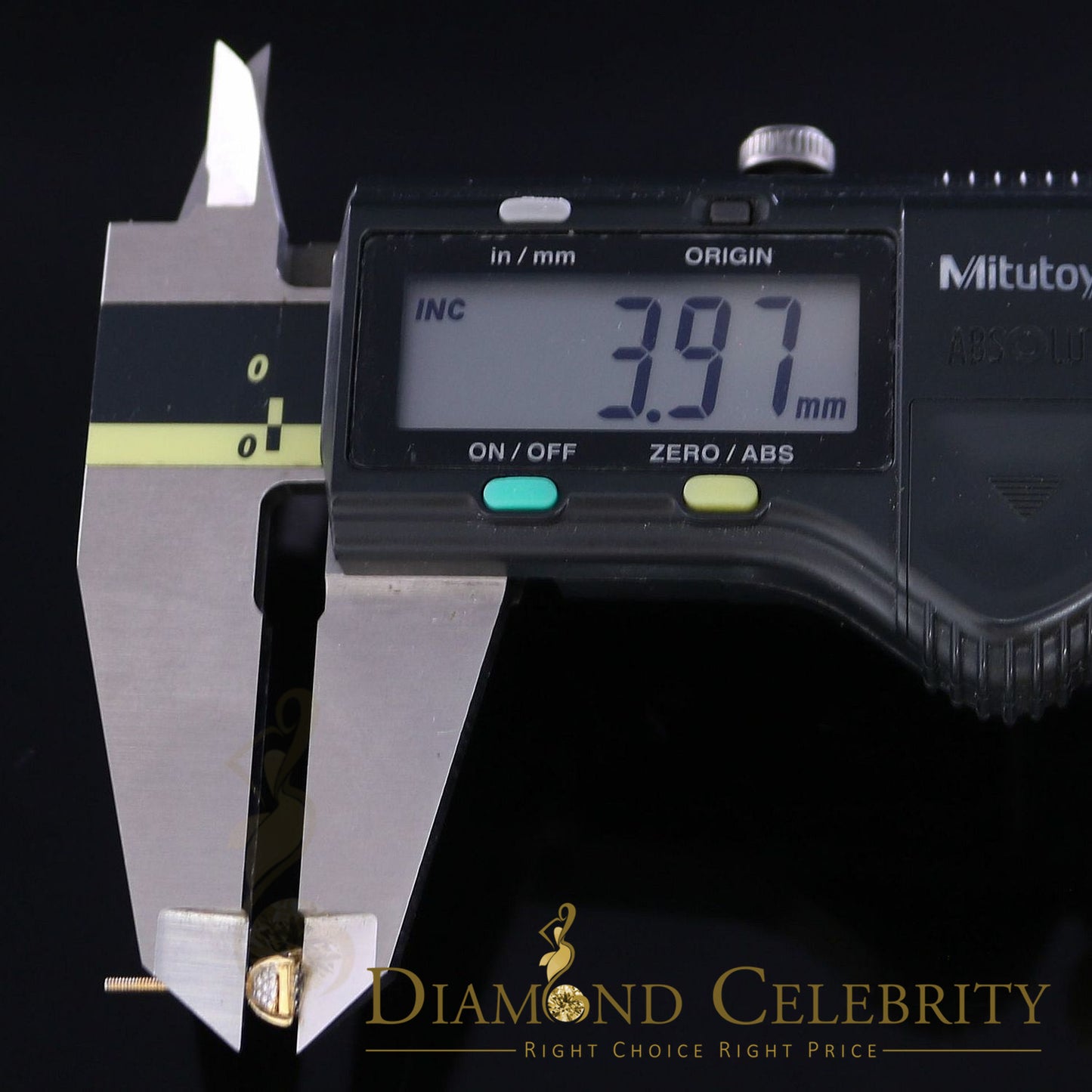 DiamondCelebritees 0.05ct Diamond Collection Yellow 925 Sterling Silver Women & Men Square Earrings