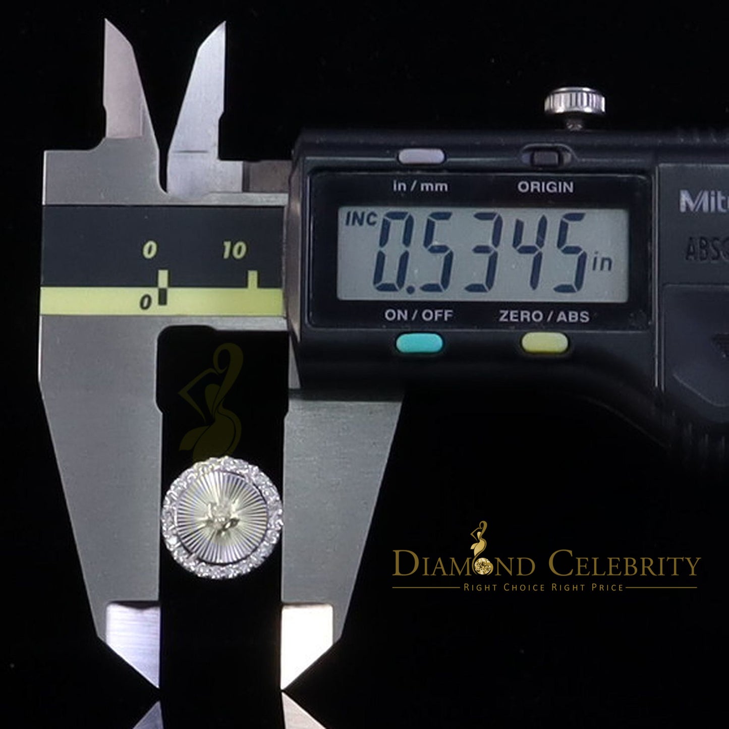 Diamondcelebritees 2.50ct VVS D Moissanite Diamond Cut Stud Earring Women & Men White 925 Silver