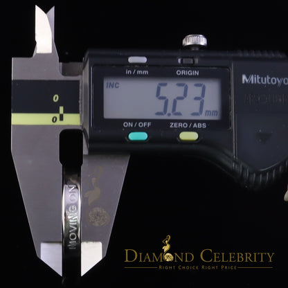 DiamondCelebritees Beautiful White Sterling Silver Charming LOVE Round Pendant with Cubic Zirconia