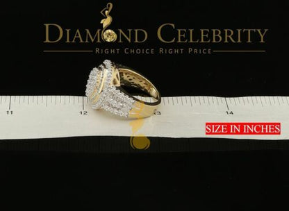DiamondCelebritees 925 Sterling Silver Yellow Cubic Zirconia 5.0ct Oval Engagement Womens Ring SZ 7