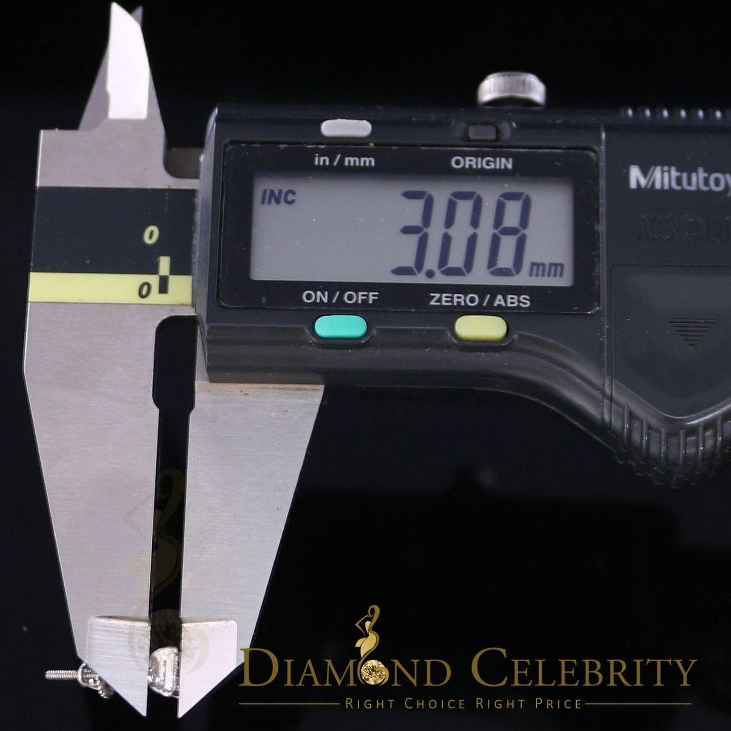 DiamondCelebritees 0.05ct Diamond Collection White 925 Sterling Silver Women & Men Square Earrings