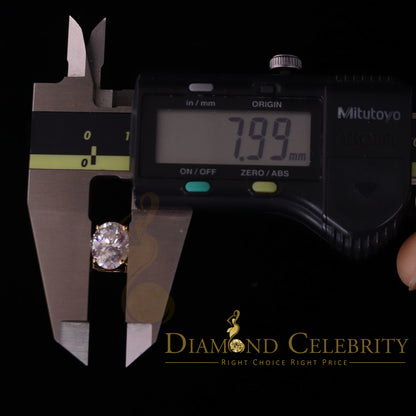 King Of Blings  10K Yellow Gold 2.00CT VVS' 'FL' D clr Oval Cut Solitaire Moissonite Ring S/7