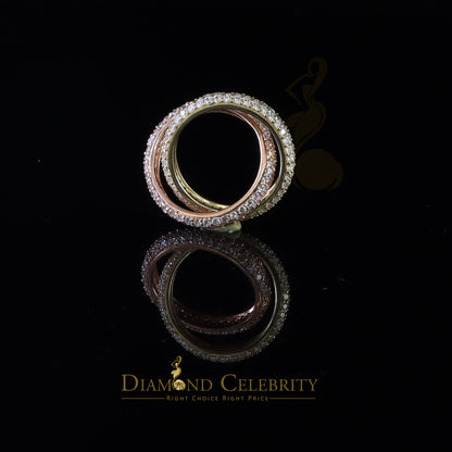 DiamondCelebritees 925 Silver White Round Brilliant Cubic Zirconia With Womens Emerald Ring Size 6