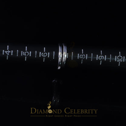 DiamondCelebritees 925 Women's White Silver 1.25ct CZ Round shape 2pcs Bridal /Engagement Ring SZ 7