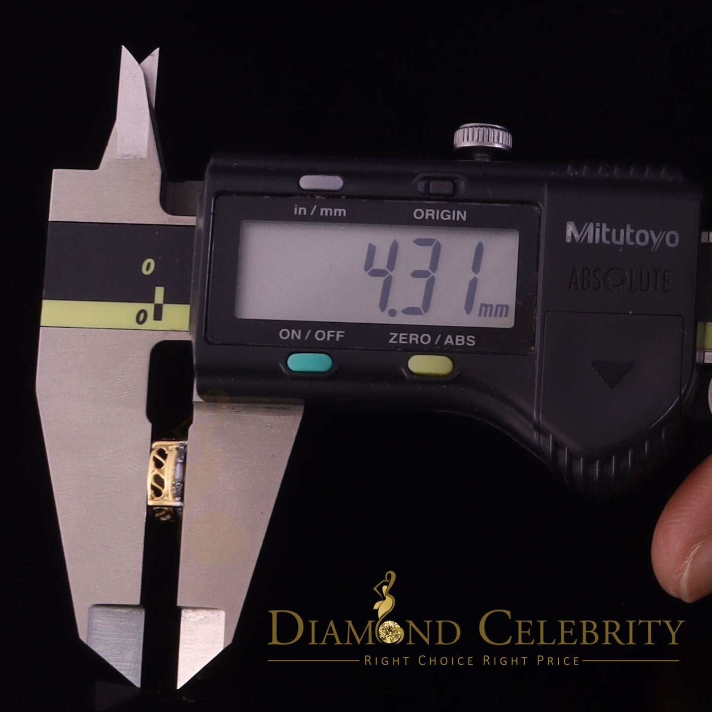 DiamondCelebritees Bugget Earrings 10k Real Yellow Gold 1.50ct Vvs 'D' Color Genuine Moissanite