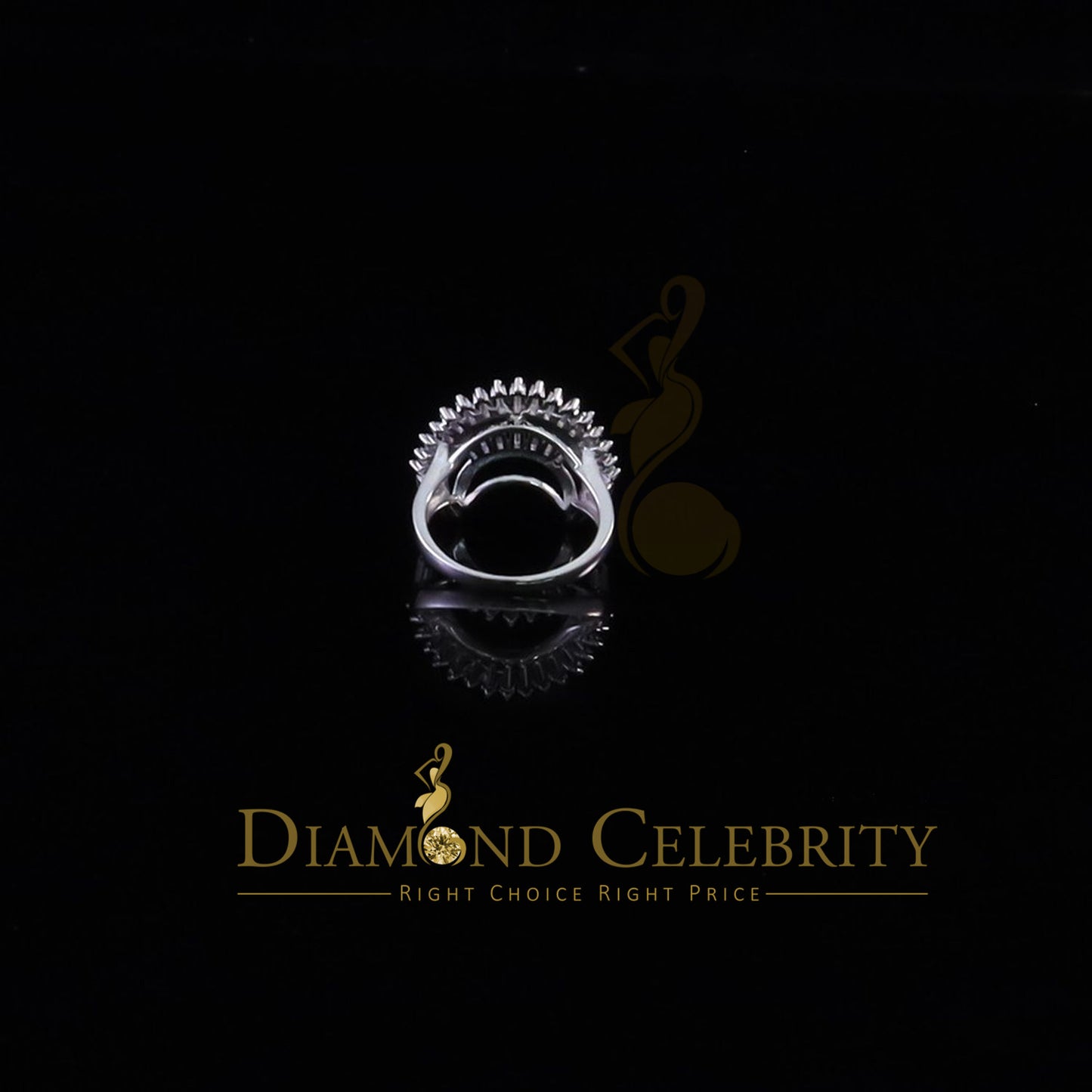 DiamondCelebritees 925 Sterling 1.25ct Cubic Zirconia White Silver Womens Ring Size 8